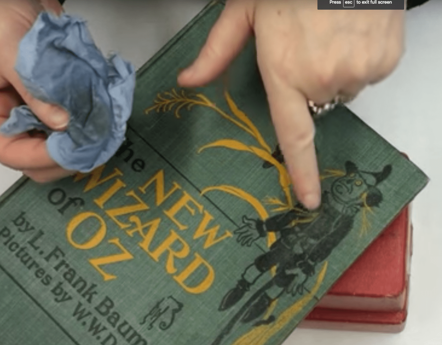 1103 Clean a Book Cover with a Damp Cloth Save Your Books