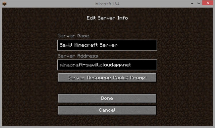 Creating a Minecraft server using the new Azure portal Blog of John