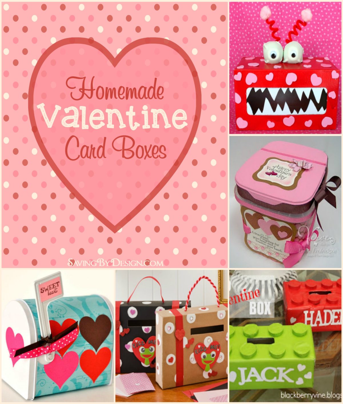 8 Homemade Valentine Card Boxes Perfect for Holding Cards and Treats