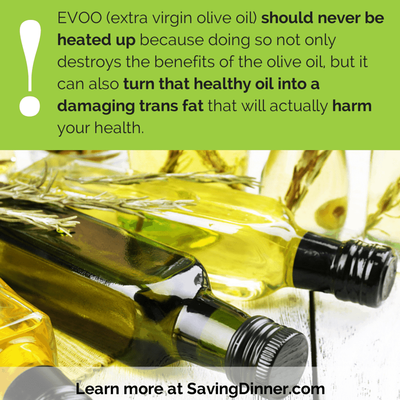 Good oil/bad oil. Now you'll know the difference. Saving Dinner