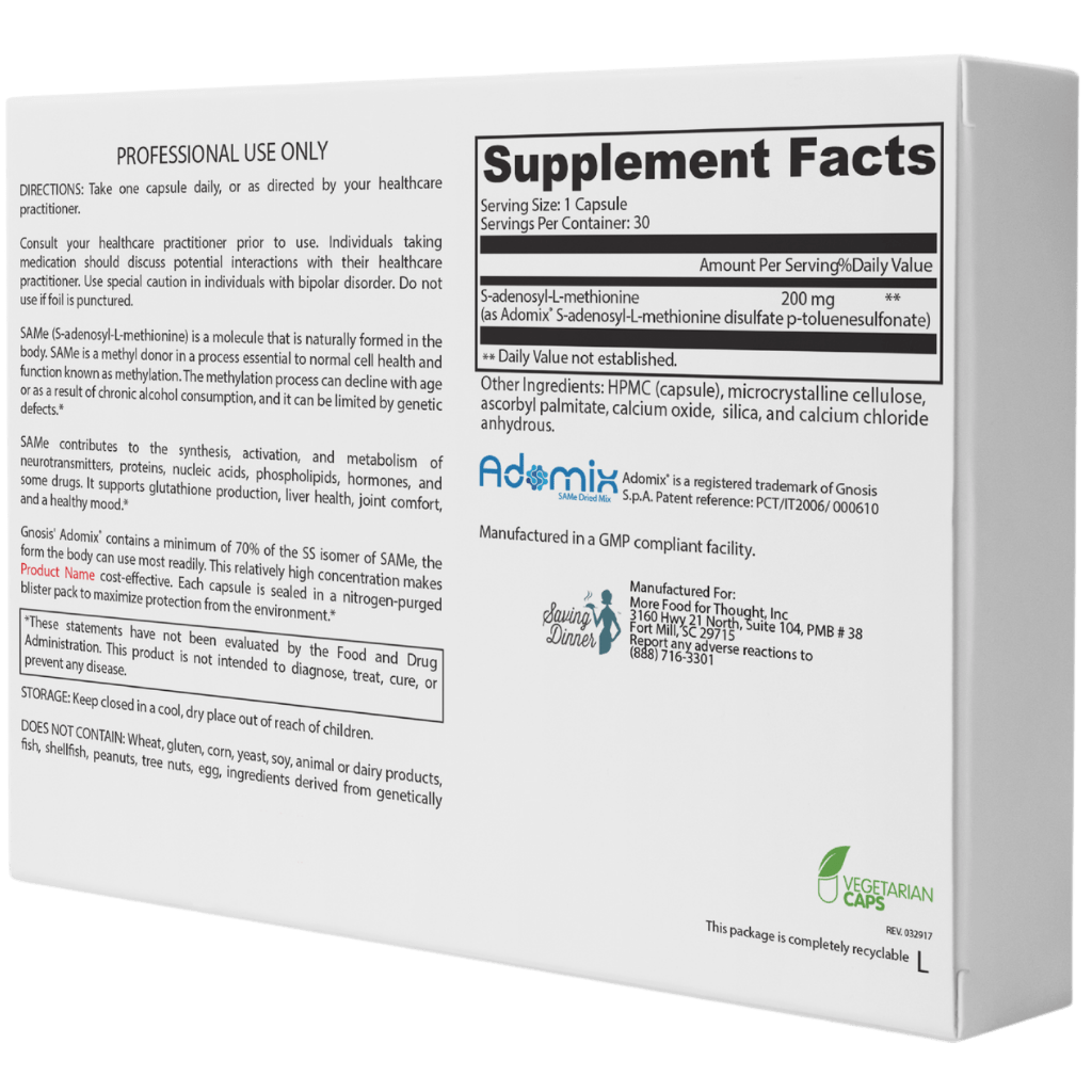 SAMe 30C Saving Dinner