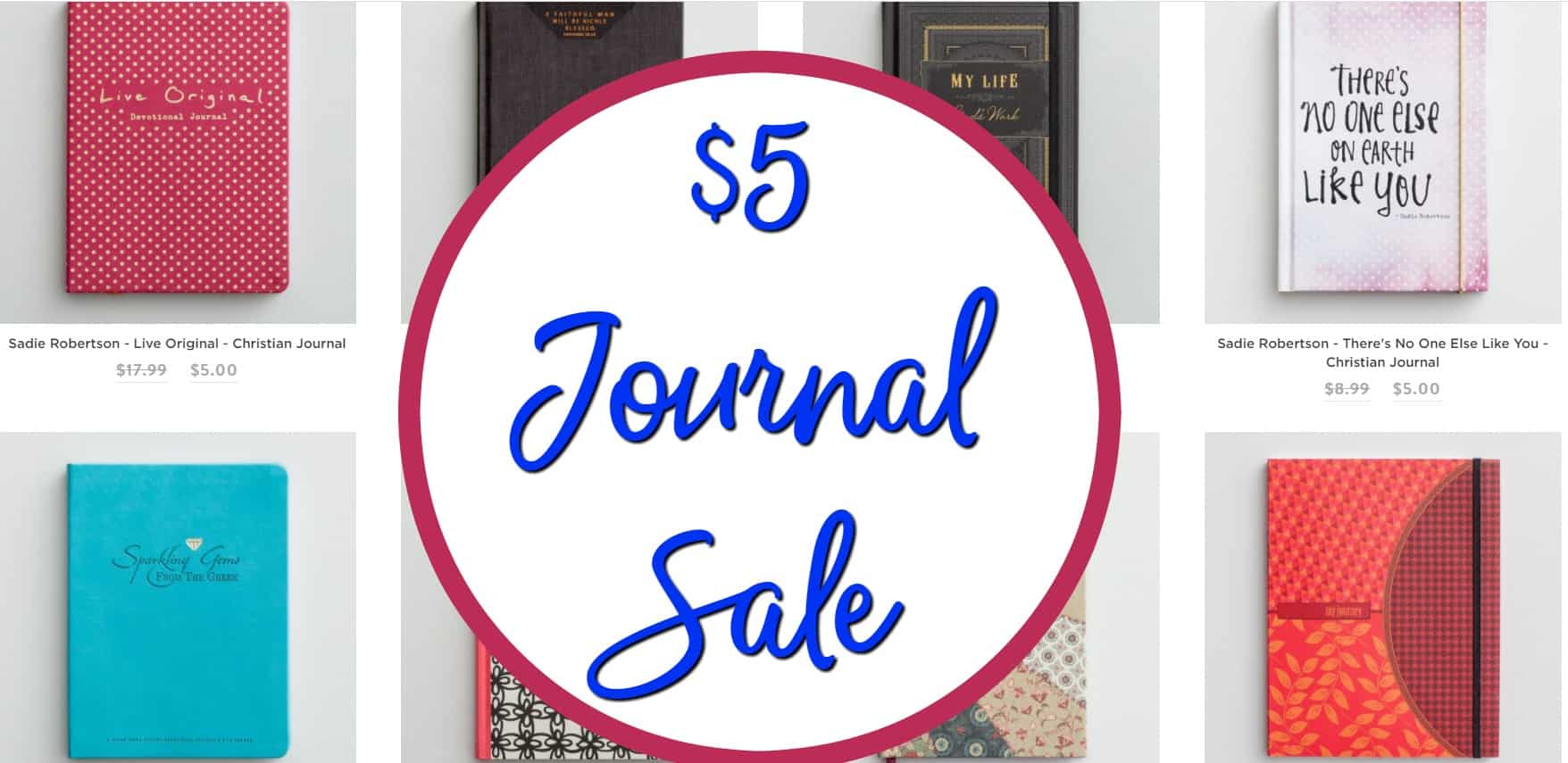DaySpring 5 Journal Sale Saving Dollars & Sense