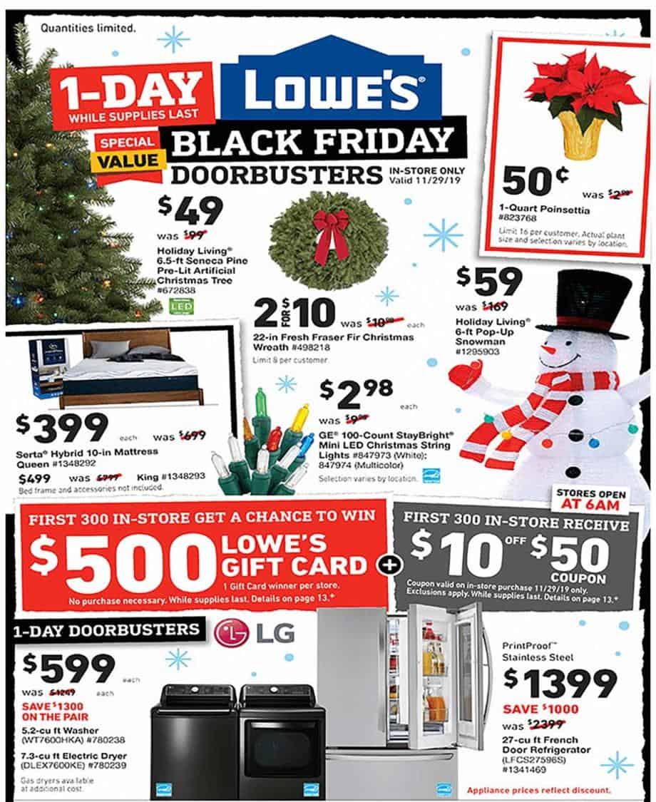 Lowes Black Friday 2019 Store Hours