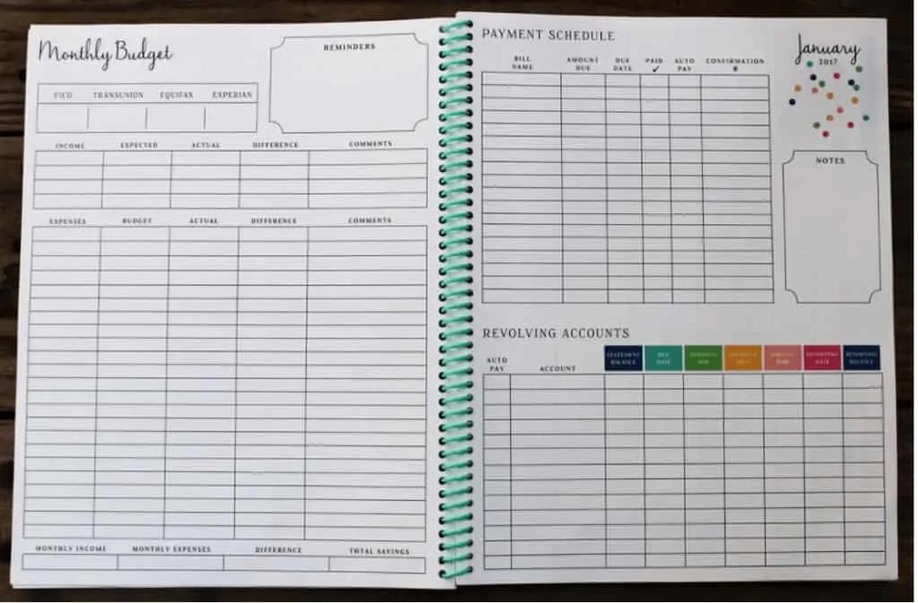 Custom Deluxe Planners 14.99 (Was 39.99) Saving Dollars and Sense