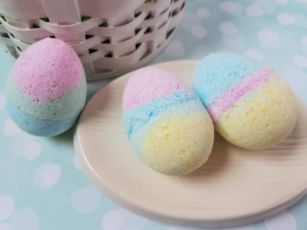Colorful Easter Egg Bath Bombs Saving Dollars & Sense