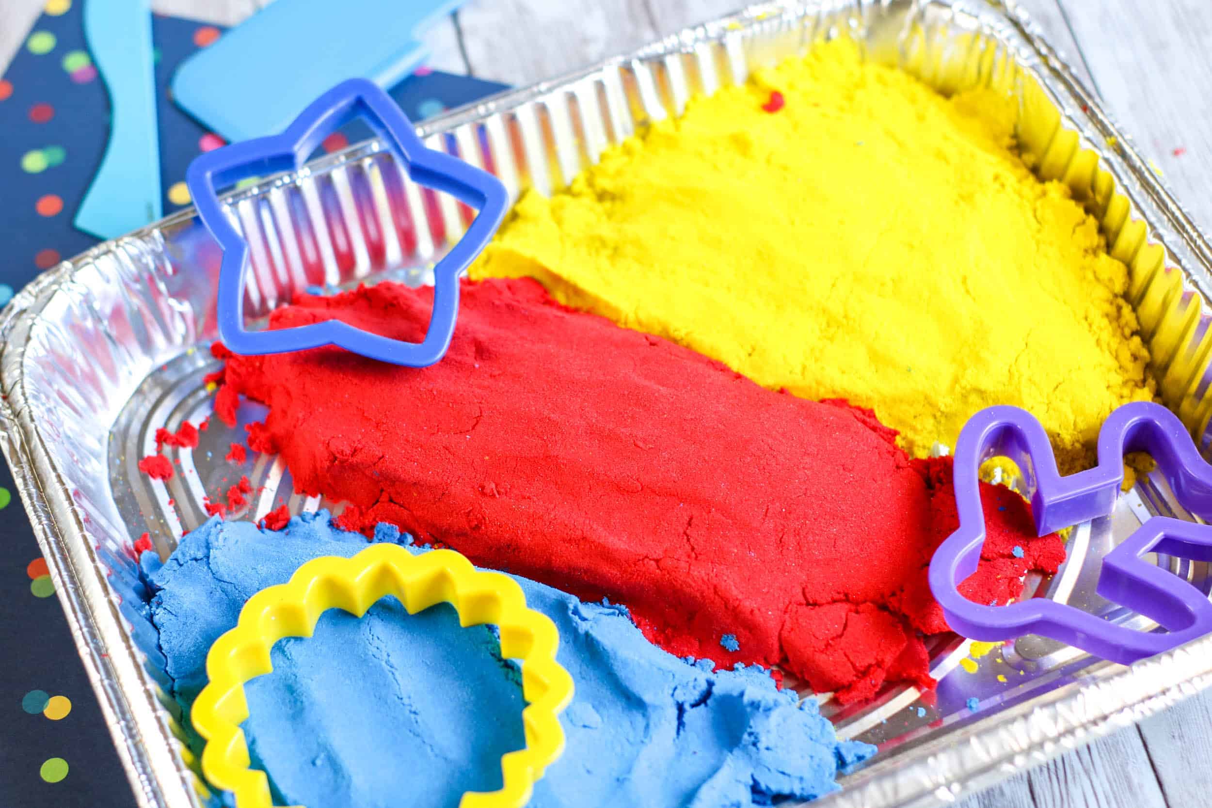 Homemade Kinetic Sand Using 4 Ingredients Crafty Morning