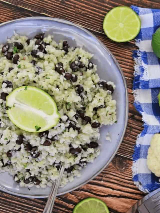 Cilantro Lime Cauliflower Rice Instant Pot Recipe Story Saving
