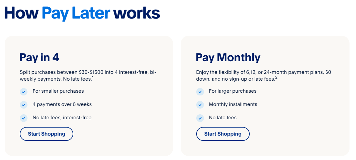 PayPal Stores That Accept PayPal Credit To Buy Now Pay Later SavingK