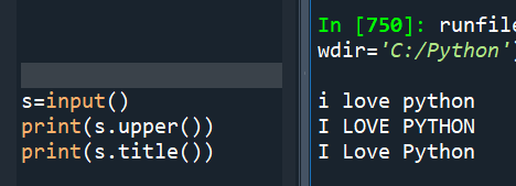 Python TQC考題804 大寫轉換 .title() .upper() .lower()