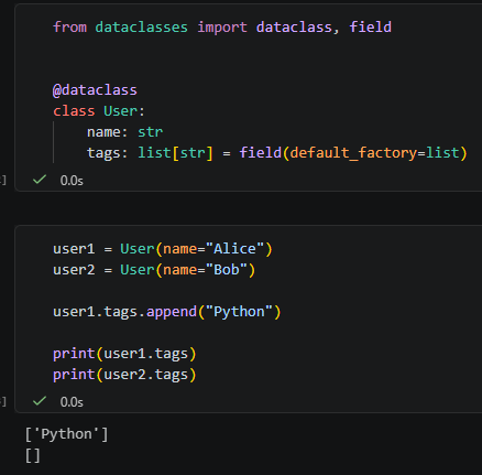 Python 資料模型完整教學：dataclass、TypedDict 與 Pydantic 的選擇與比較; from dataclasses import dataclass #自訂類別物件;  from typing import TypedDict #內建的dict物件; from pydantic import BaseModel #自訂模型物件