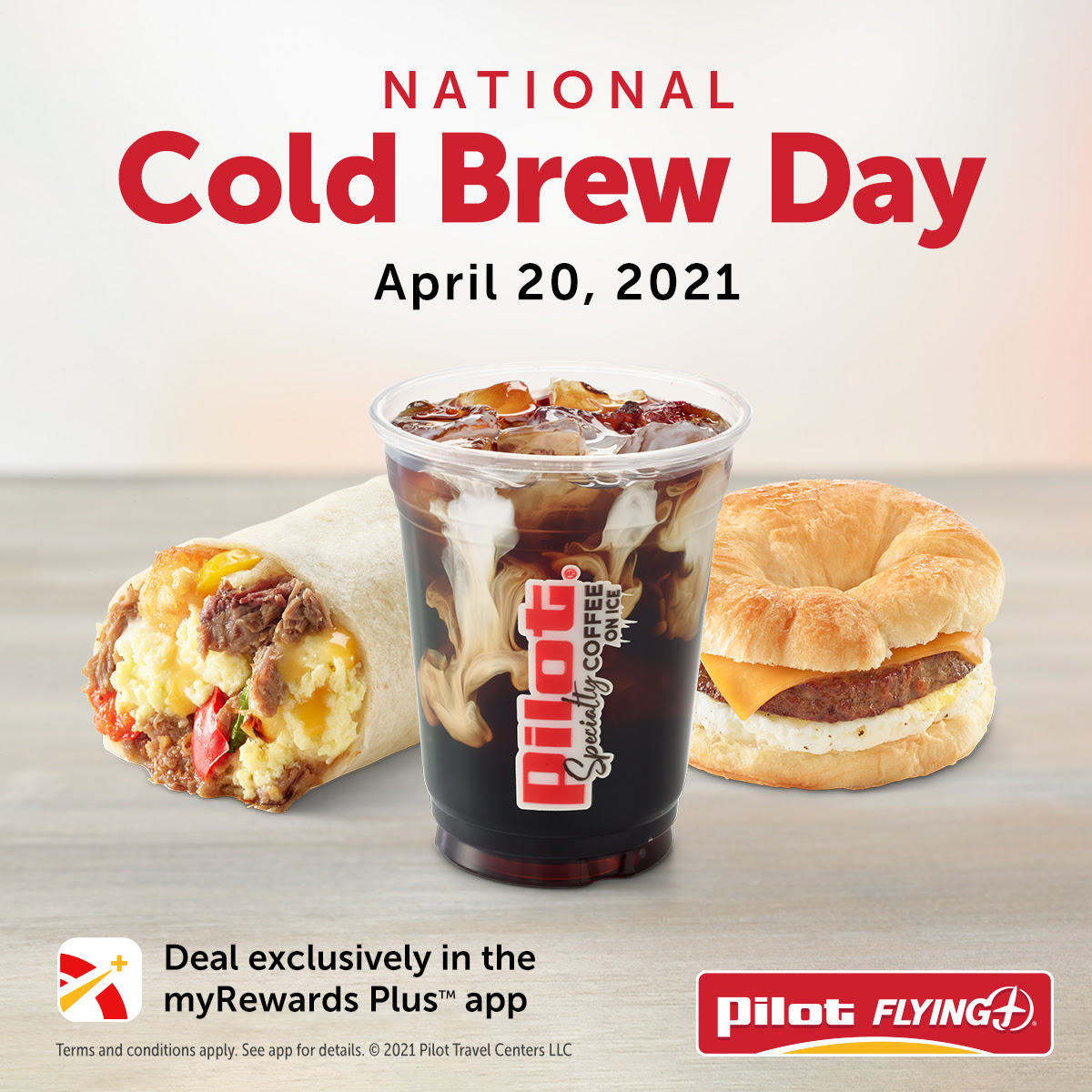 Pilot/Flying J FREE Cold Brew Coffee w/purchase on 4/20!