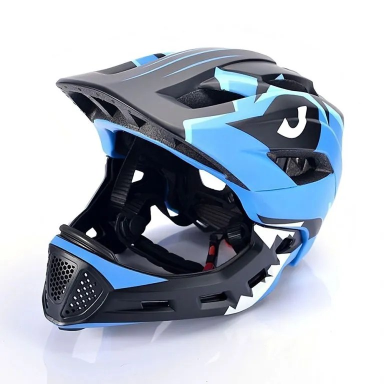 Kid Full Face Bike Helmet Detachable Mountain Bike Helmet for