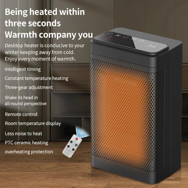 Electric Portable Space Heater PTC Ceramic Heater With Remote Control