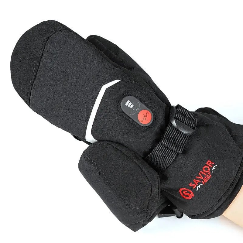 Heated Mittens Lightweight for Ski SAVIOR Heat Savior Heat Official