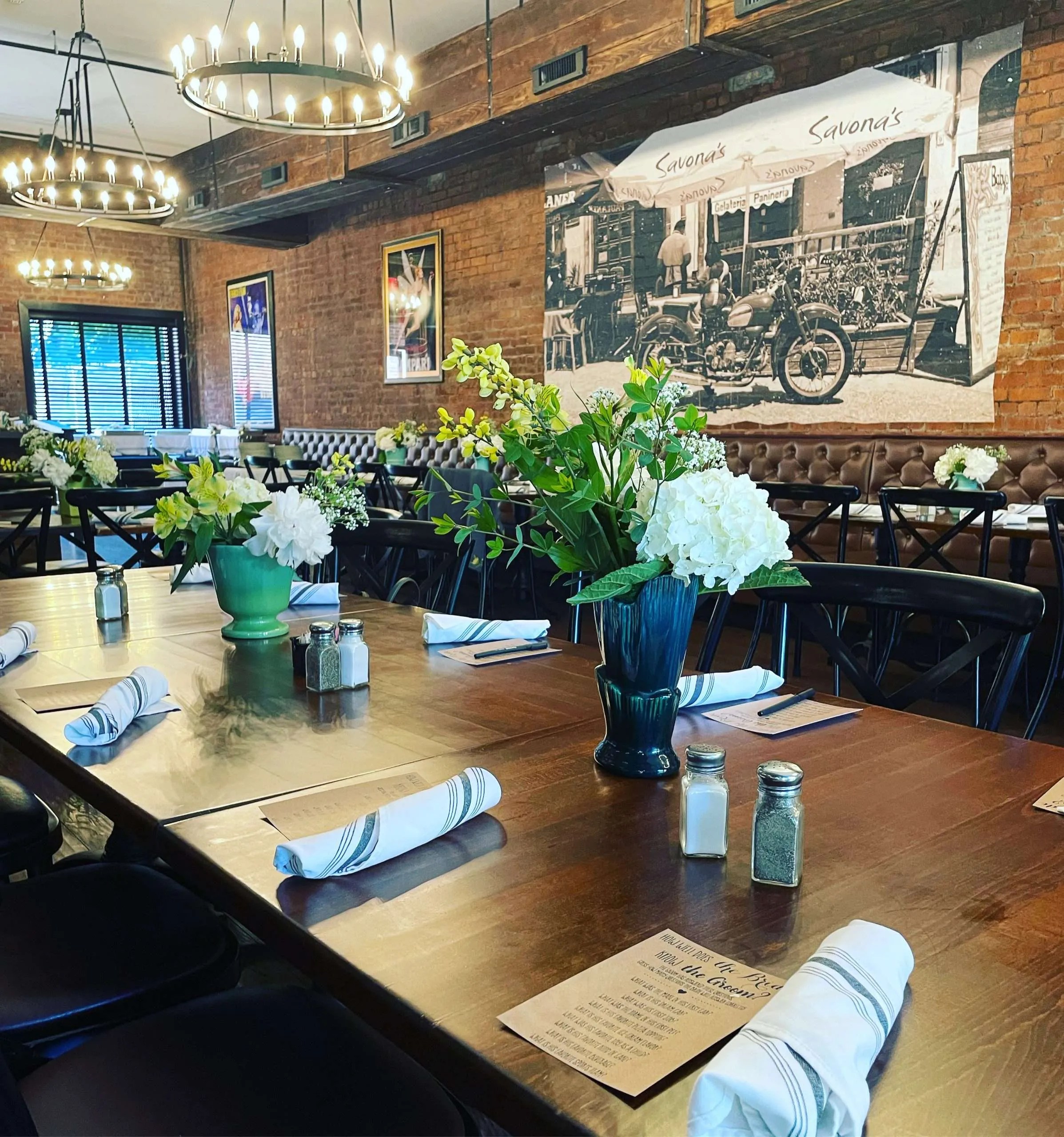 Italian Catering & Events at Savona's Trattoria & Bar