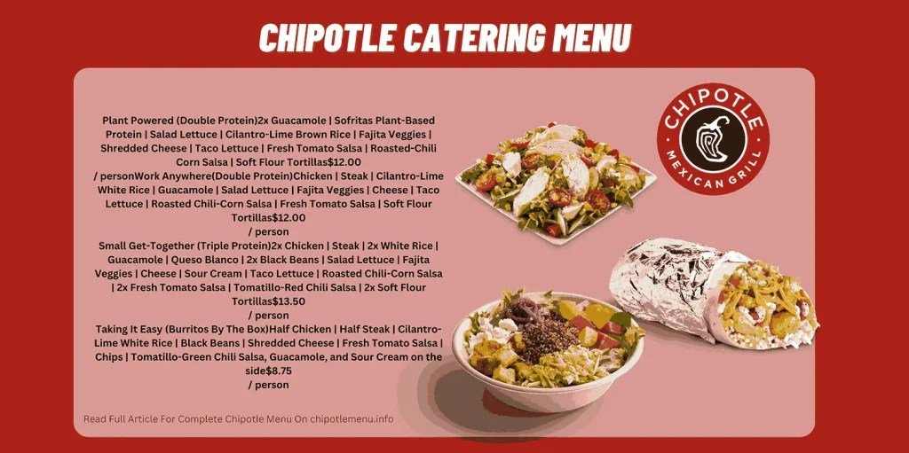 Chipotle Catering Prices [Updated] September 2024