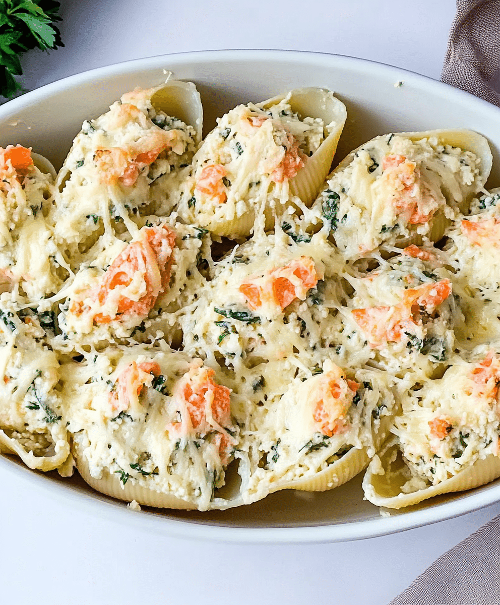 Creamy Seafood Stuffed Shells Recipe Savory Kitchen Stories
