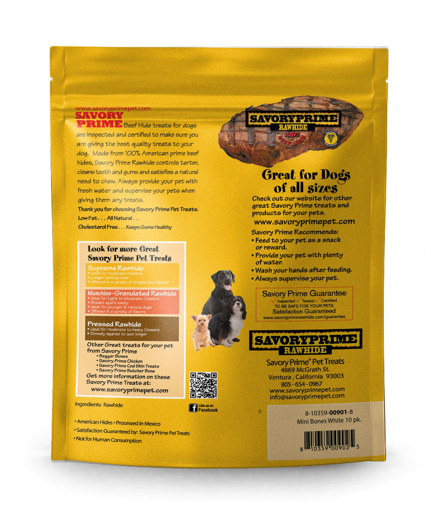 67" AMERICAN Retriever Roll 3/pk Savory Prime Pet Treats