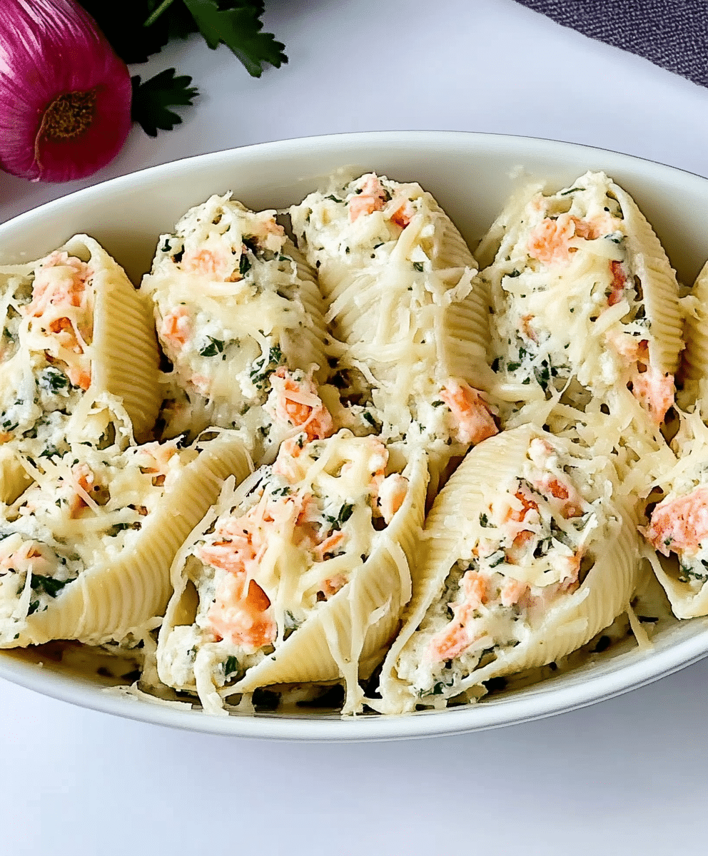 Creamy Seafood Stuffed Shells Recipe Savory Recipe