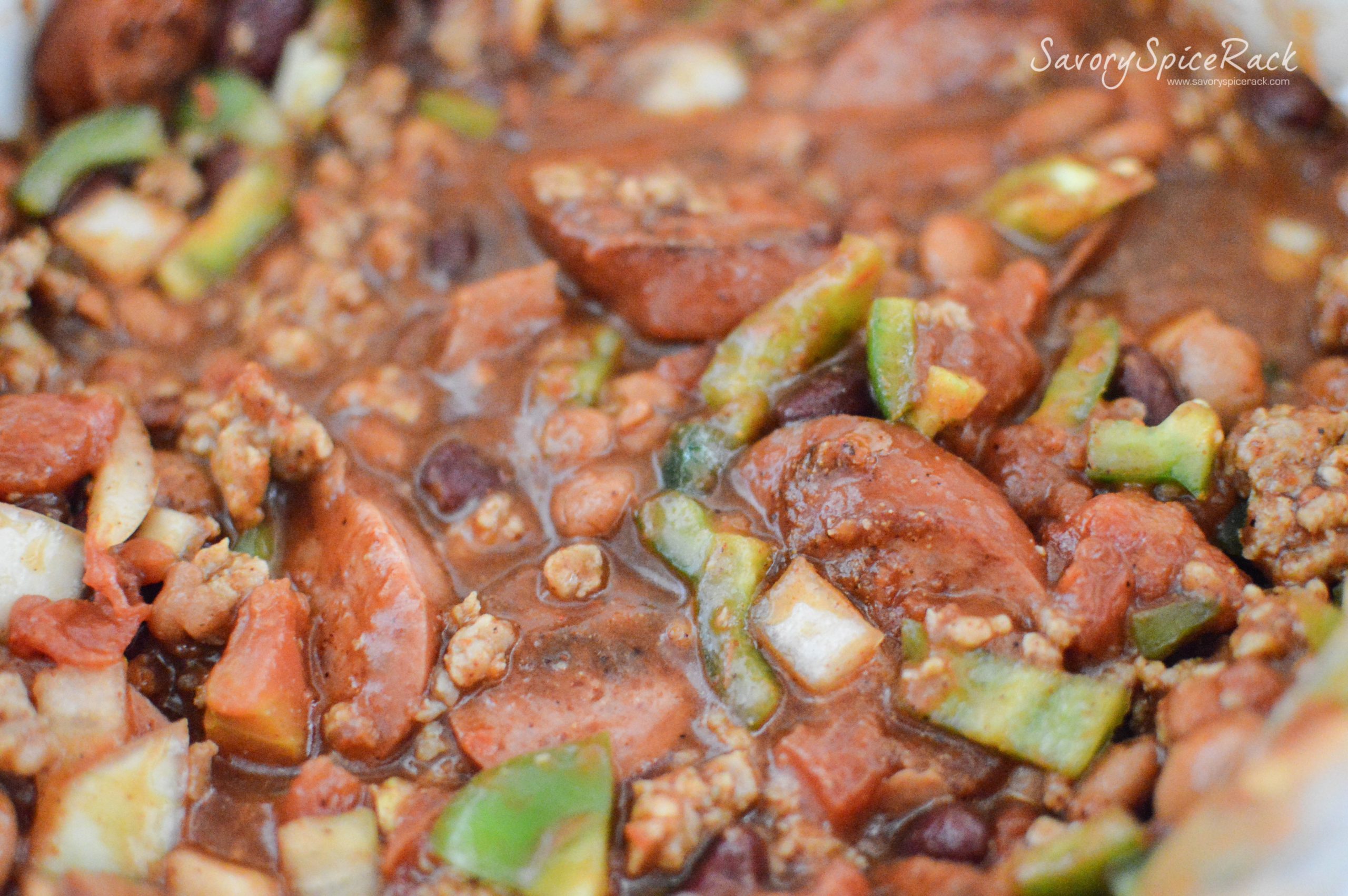 Easy Slow Cooker Chili Beans Savory Spicerack