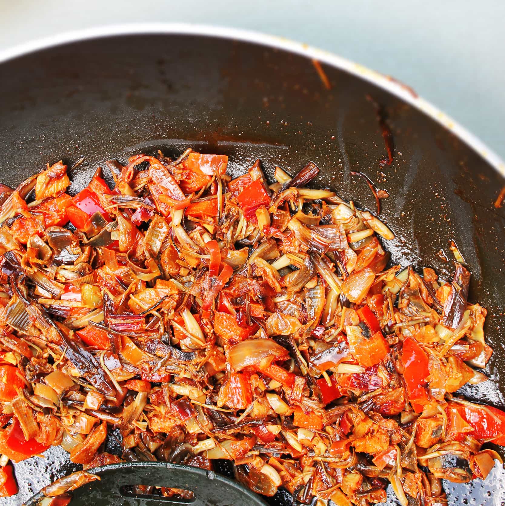 Banana Flower Stir Fry {Recipe Redux}