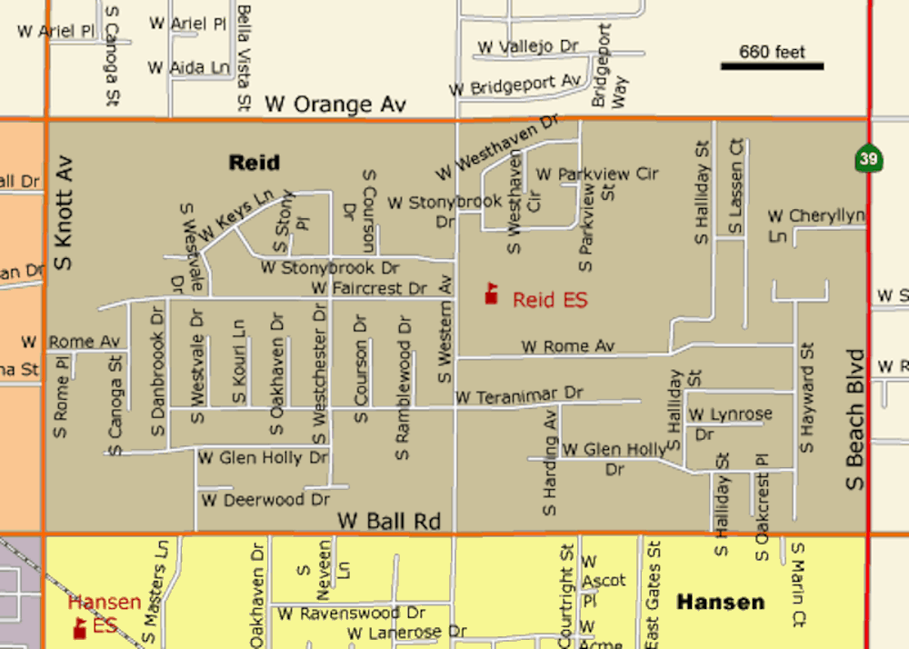 Savanna School District School Boundaries