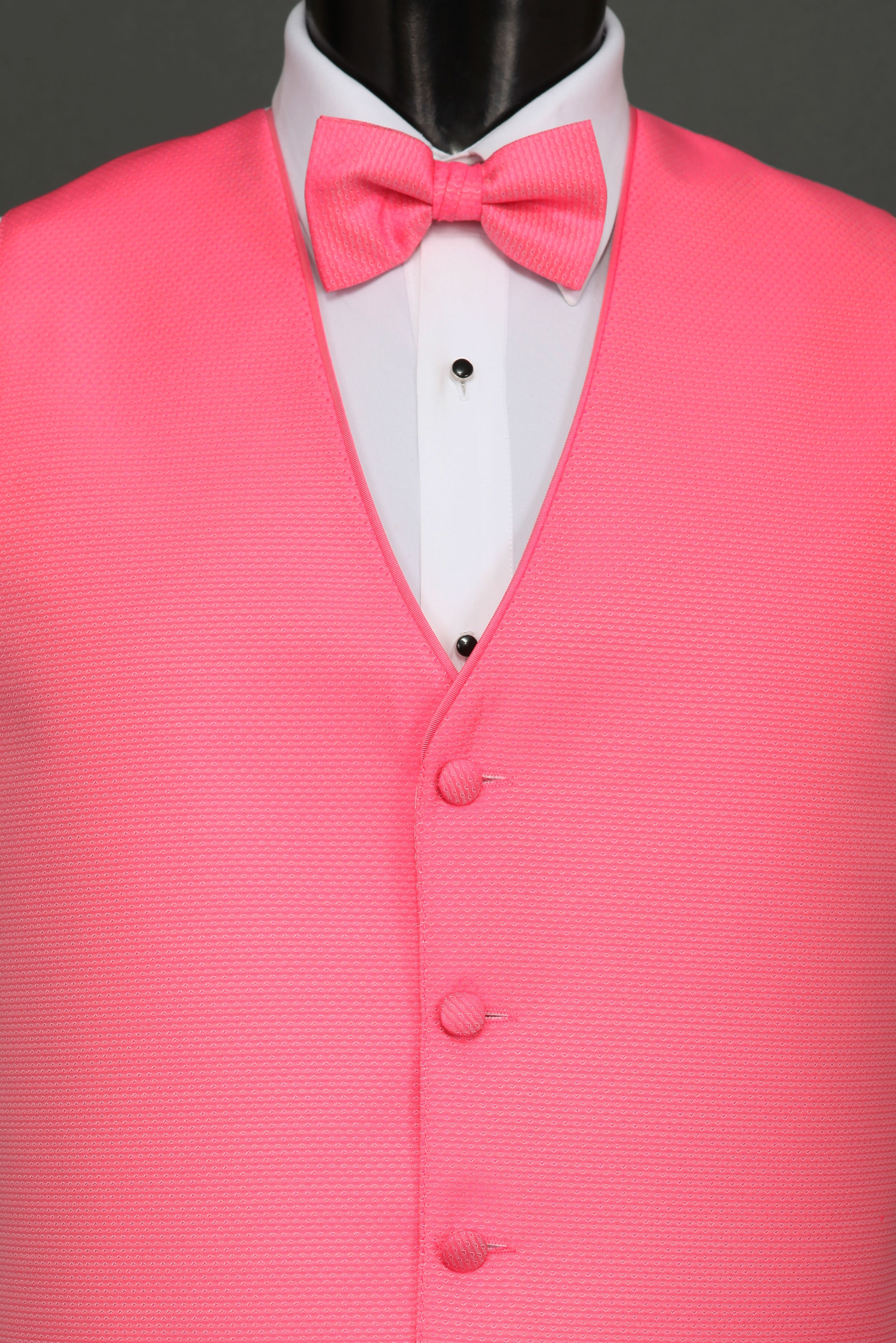 Bright Pink Sterling Vest Savvi Formalwear