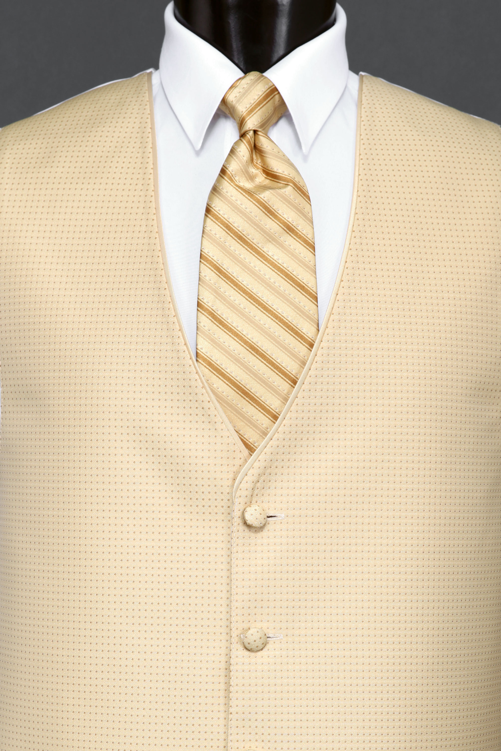 Gold Sterling Vest Savvi Formalwear