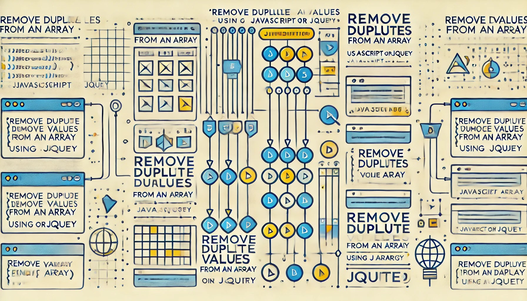 Remove Duplicate Values from an Array using JS or jQuery Savvy