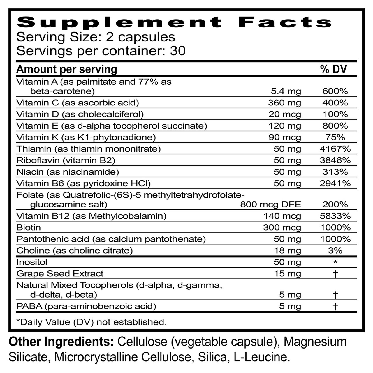 Multiple Vitamins Savvy1