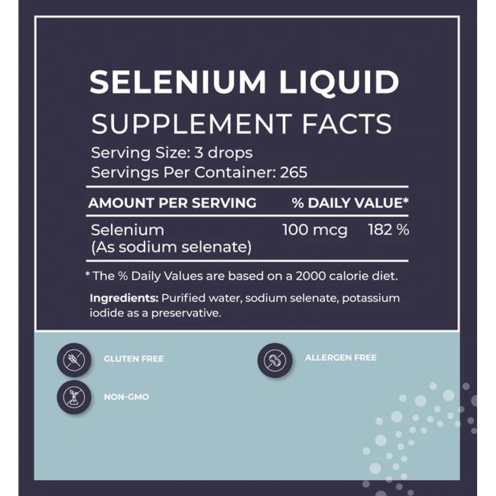 Liquid Selenium Supplement Savvy1