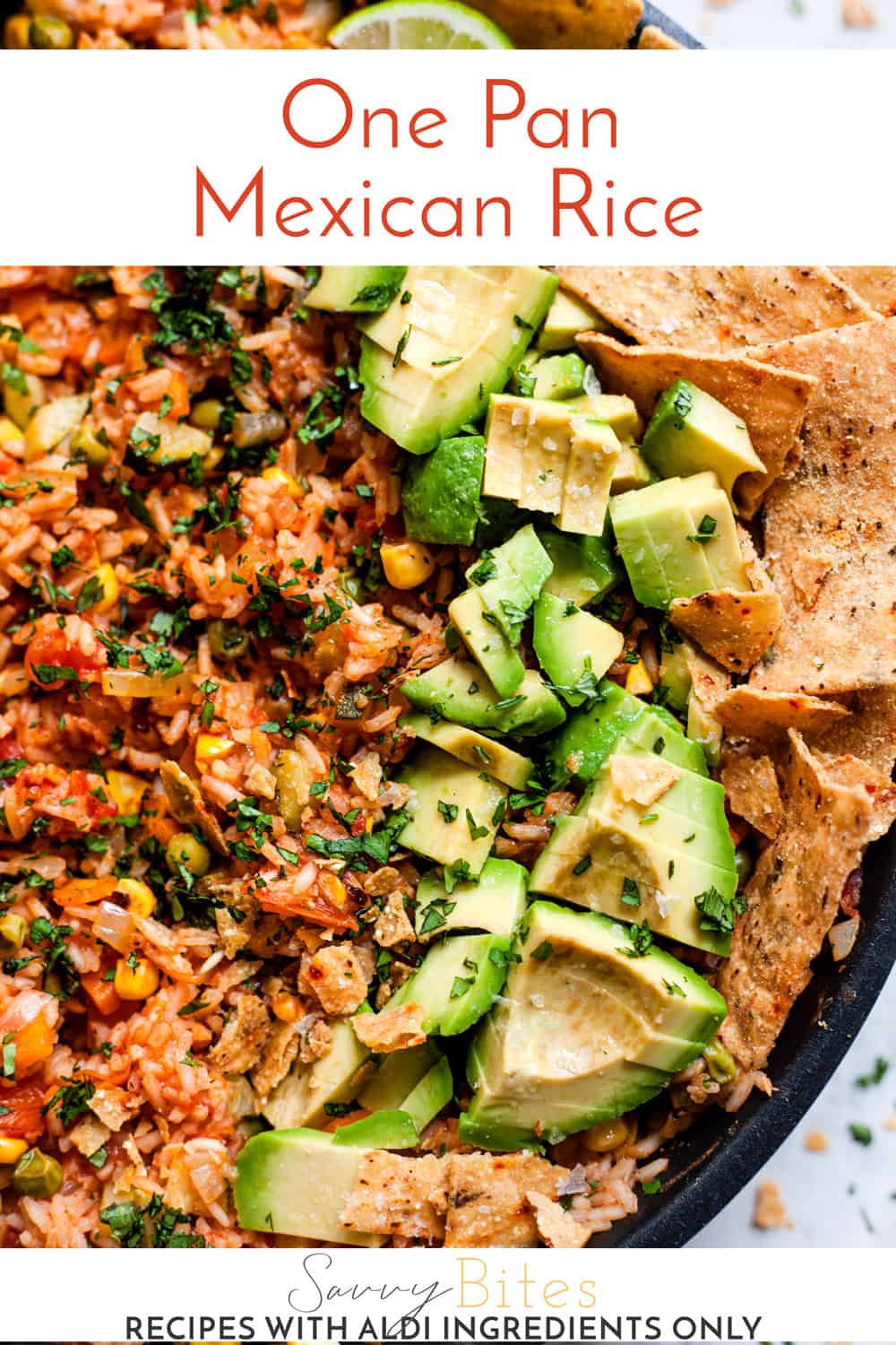 Easy One Pot Mexican Rice (Aldi Ingredients) Savvy Bites
