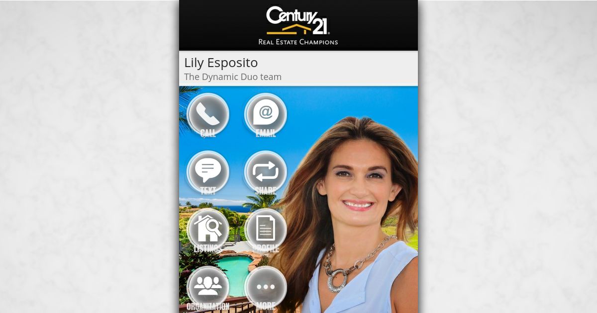 Lily Esposito Marketing Listings & Helping Buyers SavvyCard®