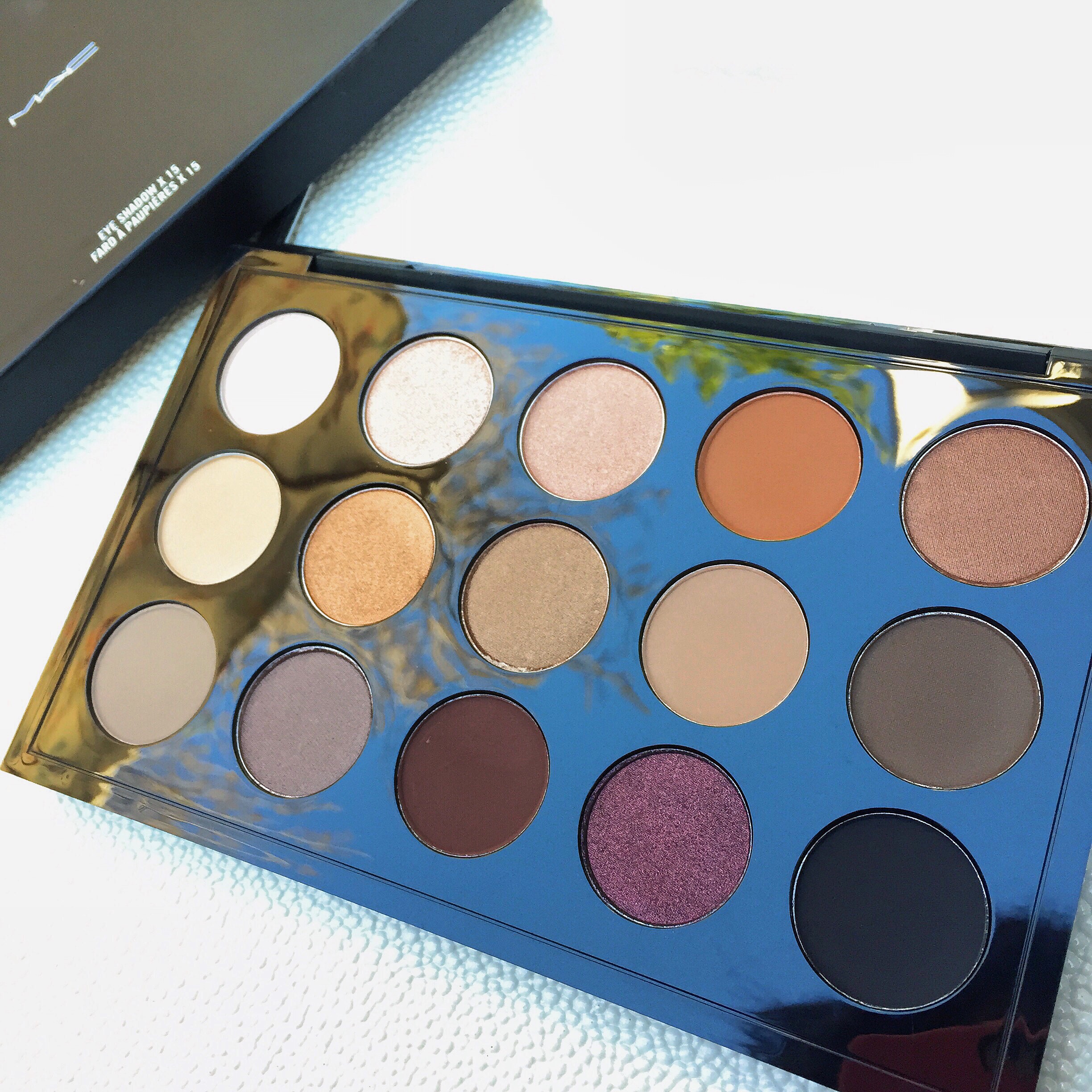 MAC Eyeshadow Palette at Nordstrom Swatches Savvy in San Francisco