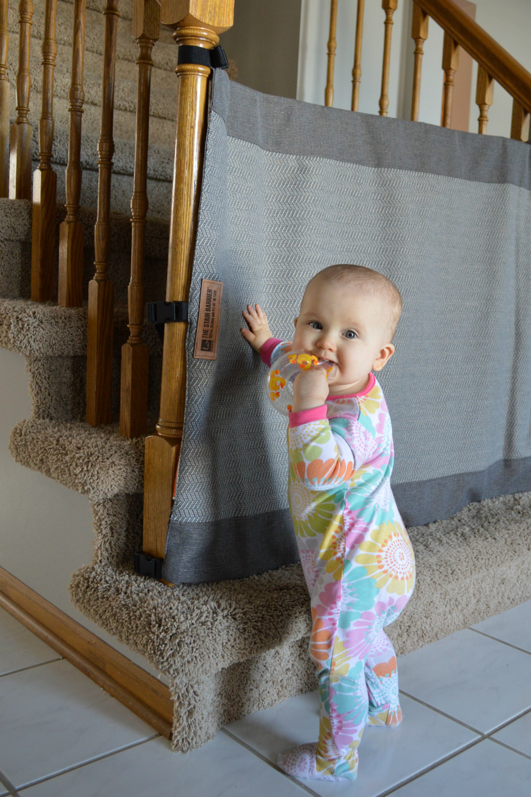 A stylish new way for baby proofing stairs Savvy Sassy Moms