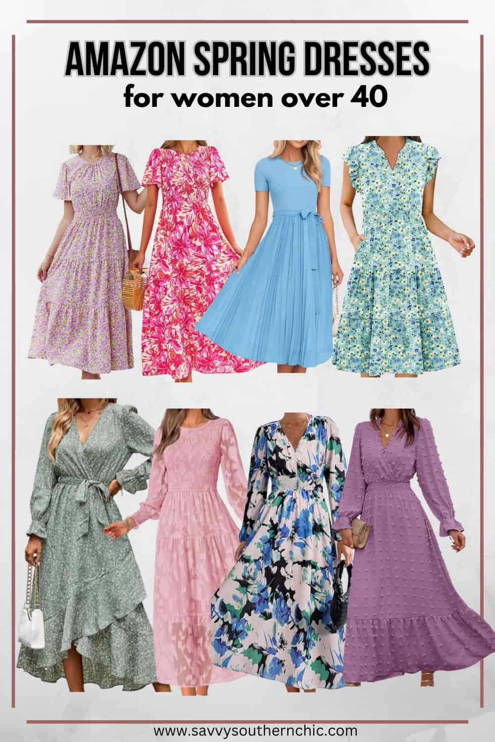 10 Spring Dresses for Women Over 40 from Amazon Savvy Southern Chic