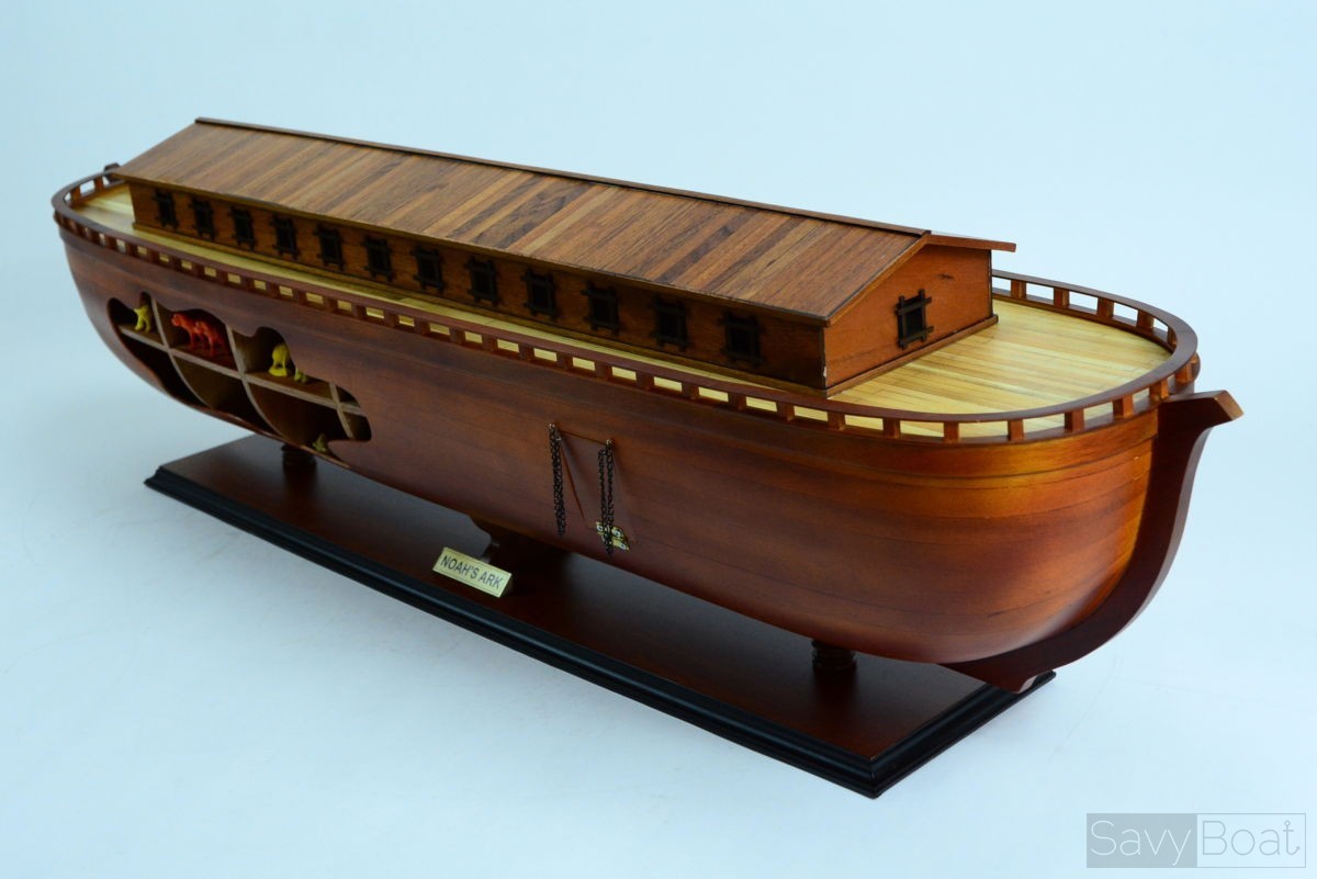 Noah's Ark handmade wooden ship model SavyBoat Models