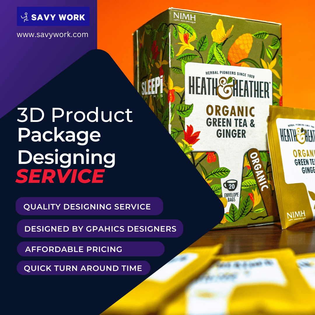 3D Product Packaging Designing Services SAVY WORK