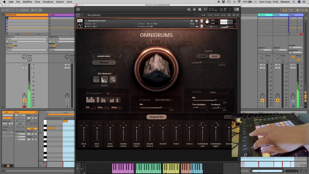 Have Instruments『OMNIDRUMS』強力なサウンドデザイン機能を備えたドラムキットのコレクション・20GB