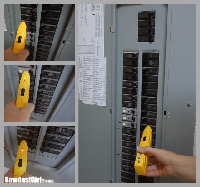 Using a Circuit Breaker Finder to add Lights Sawdust Girl®