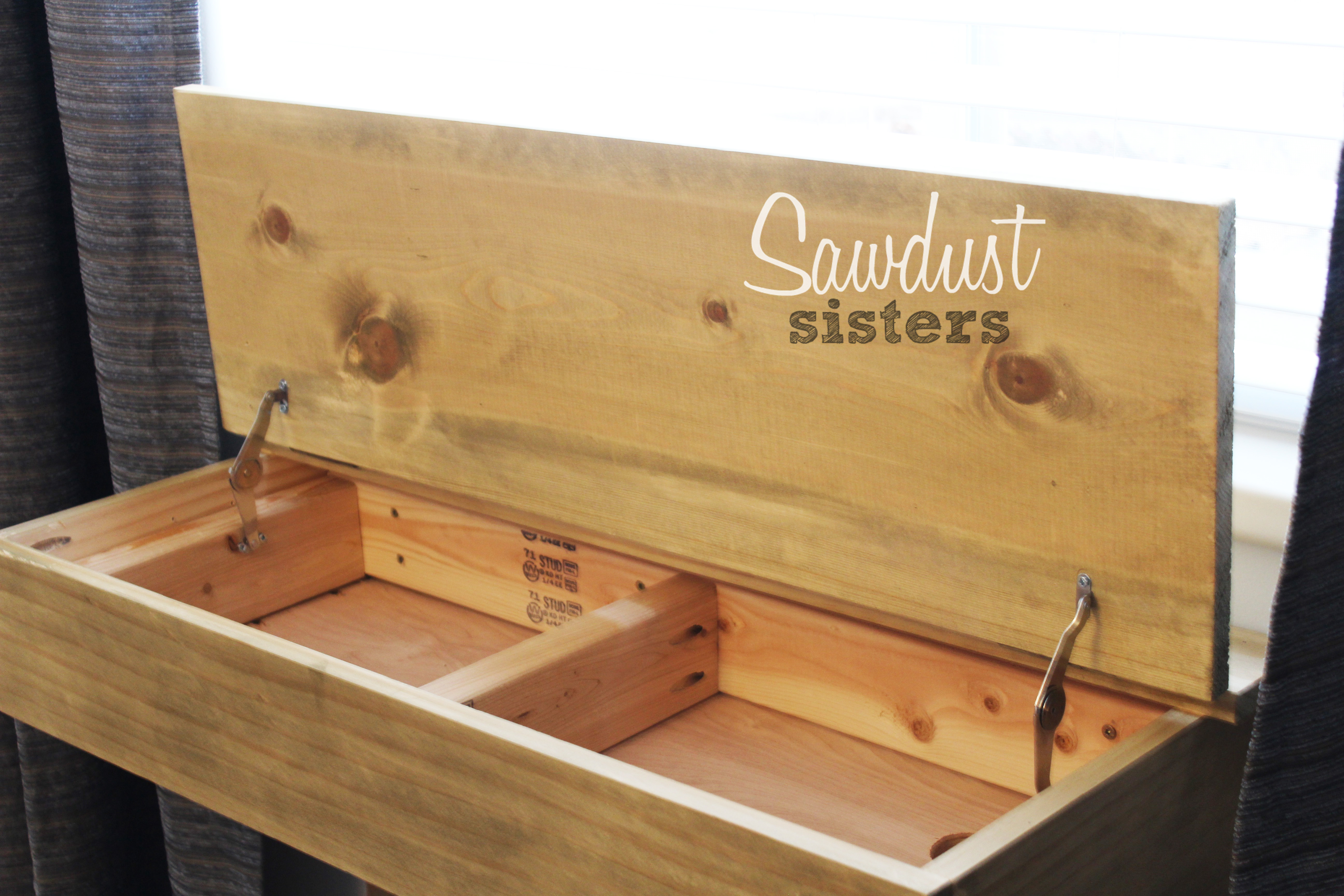 DIY Floating Desk/Vanity with Storage Sawdust Sisters