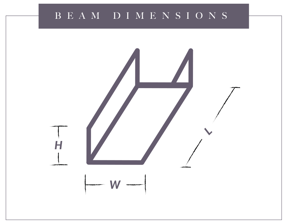 White Oak Real Wood Box Beam Caramel Sawmill Designs