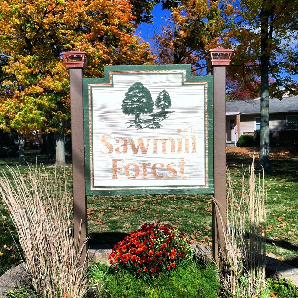 Updated Sawmill Forest Sign » Sawmill Forest Civic Association