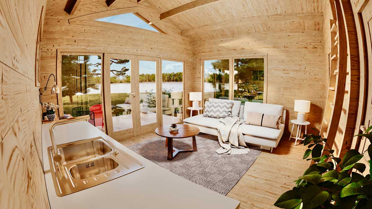 EDWIN LAKE HOUSE 70mm Sawmill Structures™