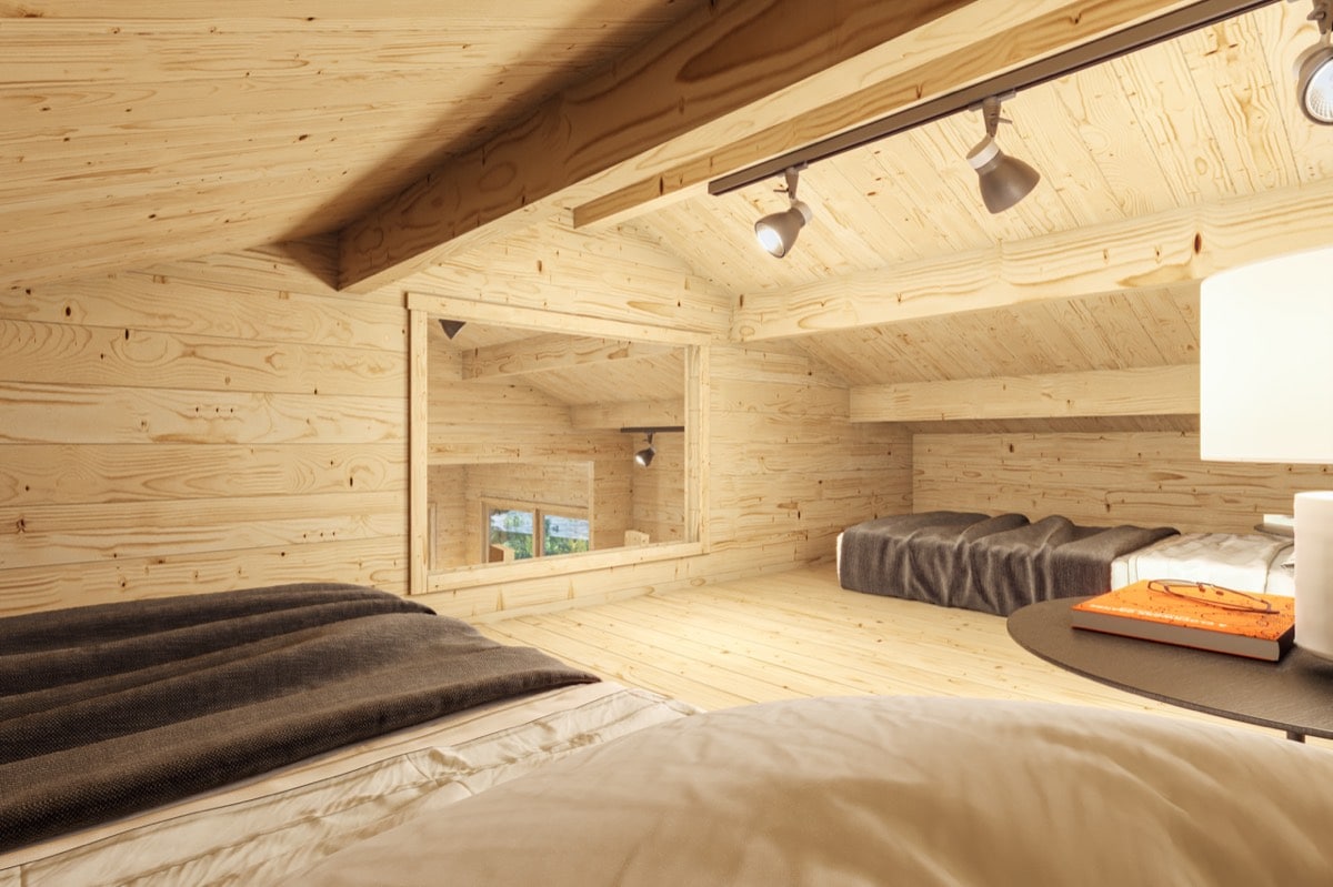 EDWIN LAKE HOUSE 70mm Sawmill Structures™