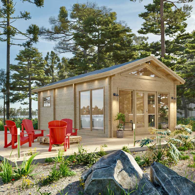 EDWIN LAKE HOUSE PLUS Sawmill Structures