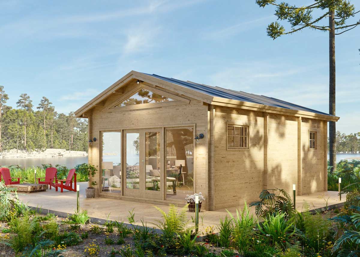 EDWIN LAKE HOUSE PLUS 70mm Sawmill Structures