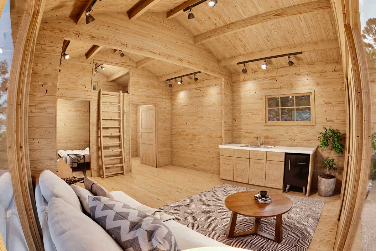 EDWIN LAKE HOUSE PLUS 70mm Sawmill Structures™