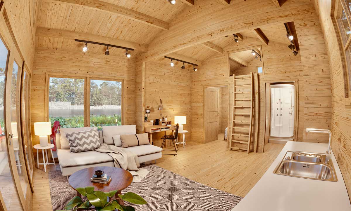 EDWIN LAKE HOUSE PLUS 70mm Sawmill Structures™