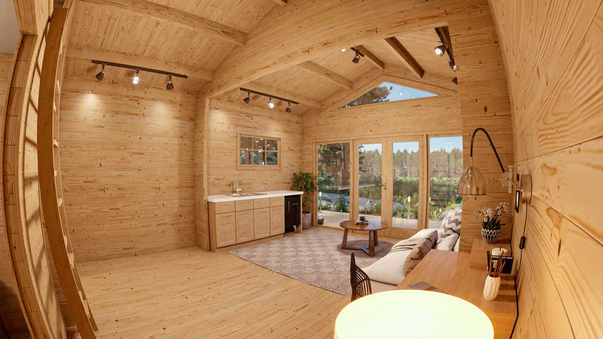 EDWIN LAKE HOUSE PLUS 70mm Sawmill Structures™